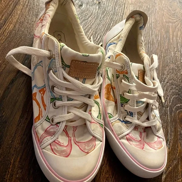 Coach barrett poppy sneaker new arrivals